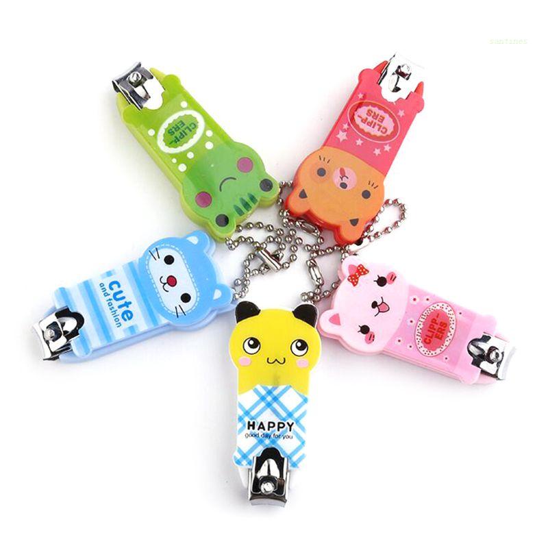 Dụng Cụ Cắt Móng Tay Mini Bằng Nhựa Hình Động Vật Hoạt Hình Dễ Thương Sáng Tạo