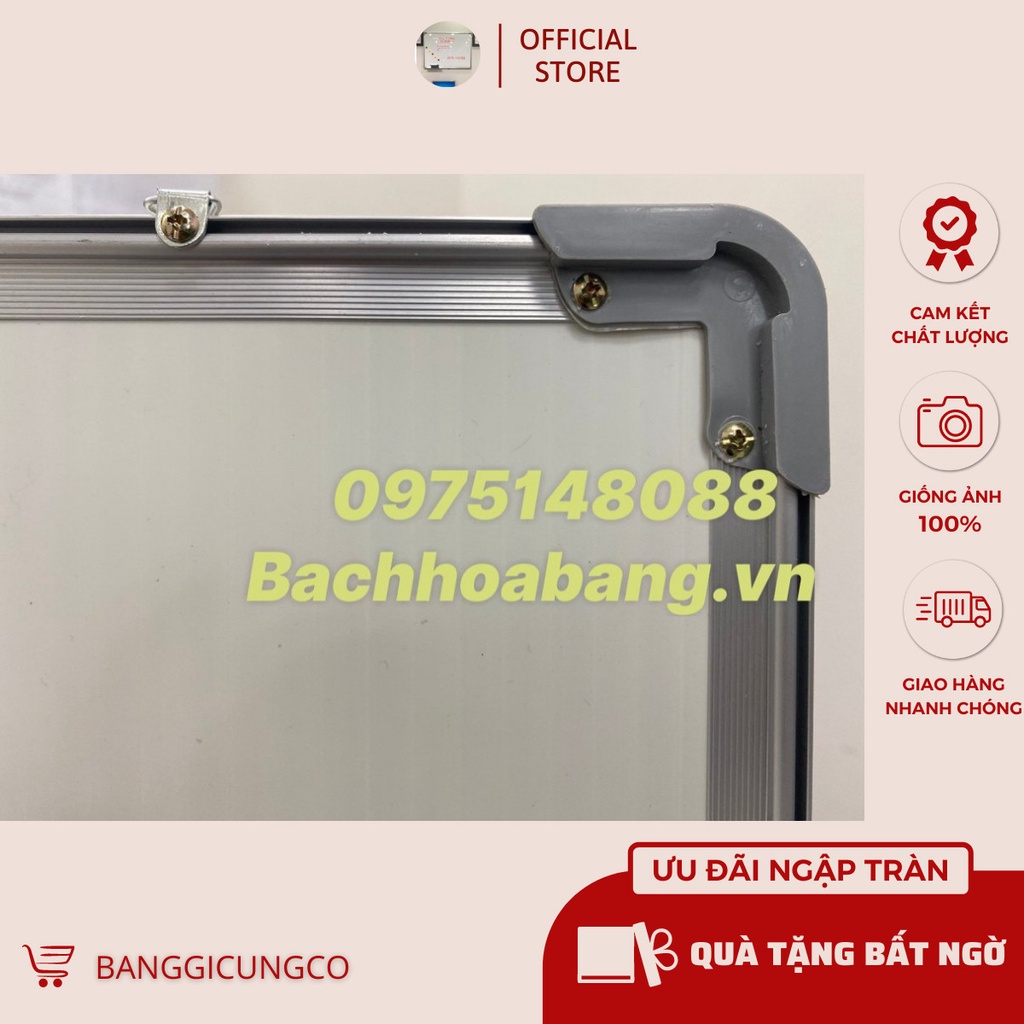 Bảng từ trắng, KT: 50x70cm, bảng viết bút chuẩn Hàn Quốc, Ảnh Thật - Freeship trong nội thành Hà Nội