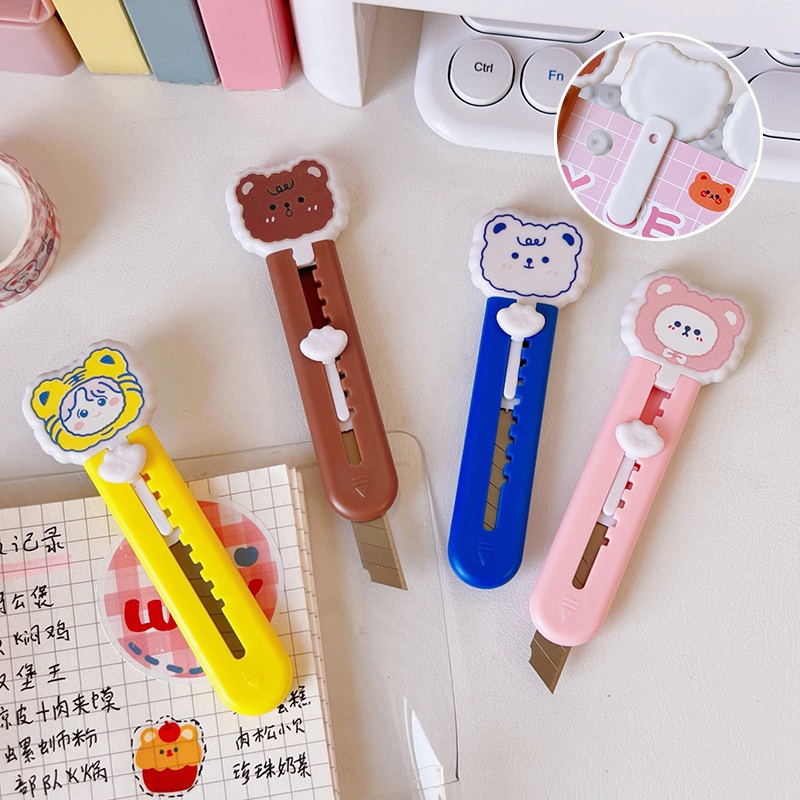 Dao Cắt Giấy Sáng Tạo Có Thể Thu Gọn Tiện Dụng Cho Trường Học/Văn Phòng