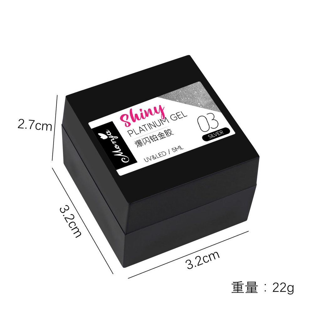 Gel Vẽ Siêu Sáng Nhũ Bạch Kim Cao Cấp