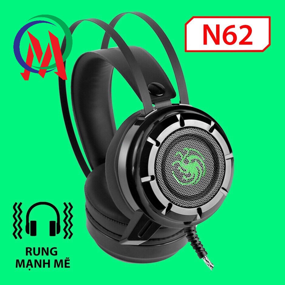 Tai Nghe EXAVP N62 LED + Rung Chuyên Game
