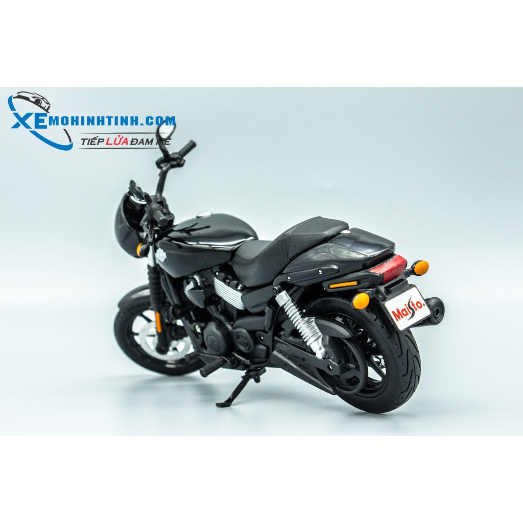 XE MÔ HÌNH HARLEY DAVIDSON 2015 STREET 750 1:12 MAISTO (ĐEN)