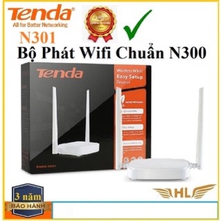 Bộ phát wifi Tenda N301 2 Râu Chuẩn N300Mbps, Tenda F9 Xuyên Tường Khỏe Chuẩn N600Mbps, tenda F6 - Hàng Chính Hãng