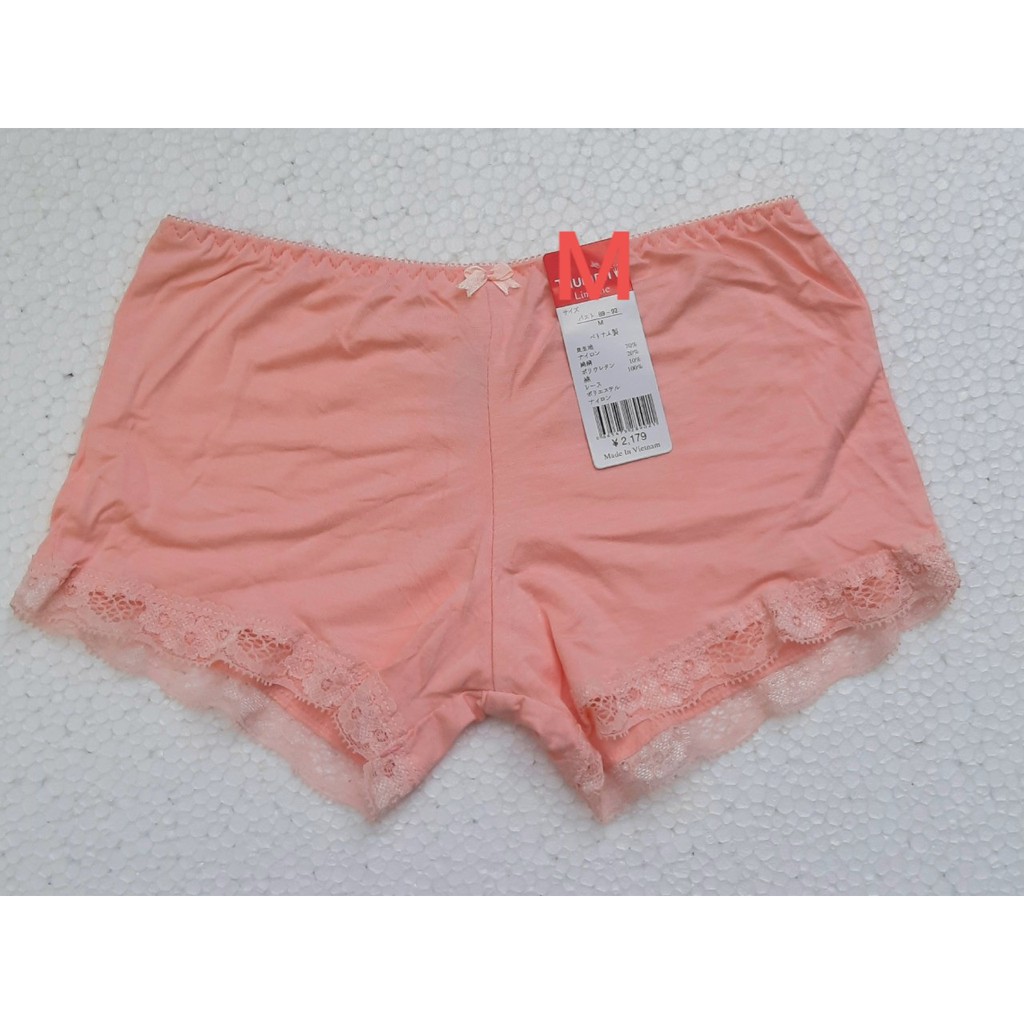 [Size M,L,XL,XXL] 01 Quần đùi short nữ mặc trong váy định hình 40-80kg Thun Lạnh 100% Poly Cotton thoáng mát
