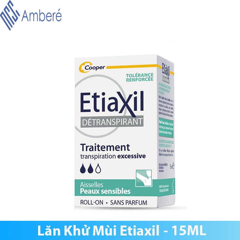 Lăn khử mùi ETIAXIL 15ml Ngăn Ngừa hôi nách giảm tiết mồ hôi