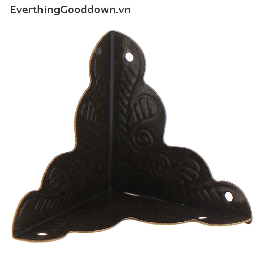 Everthinggooddown 10 Miếng Gỗ Bảo Vệ Góc Hộp Trang Sức 25X25Mm