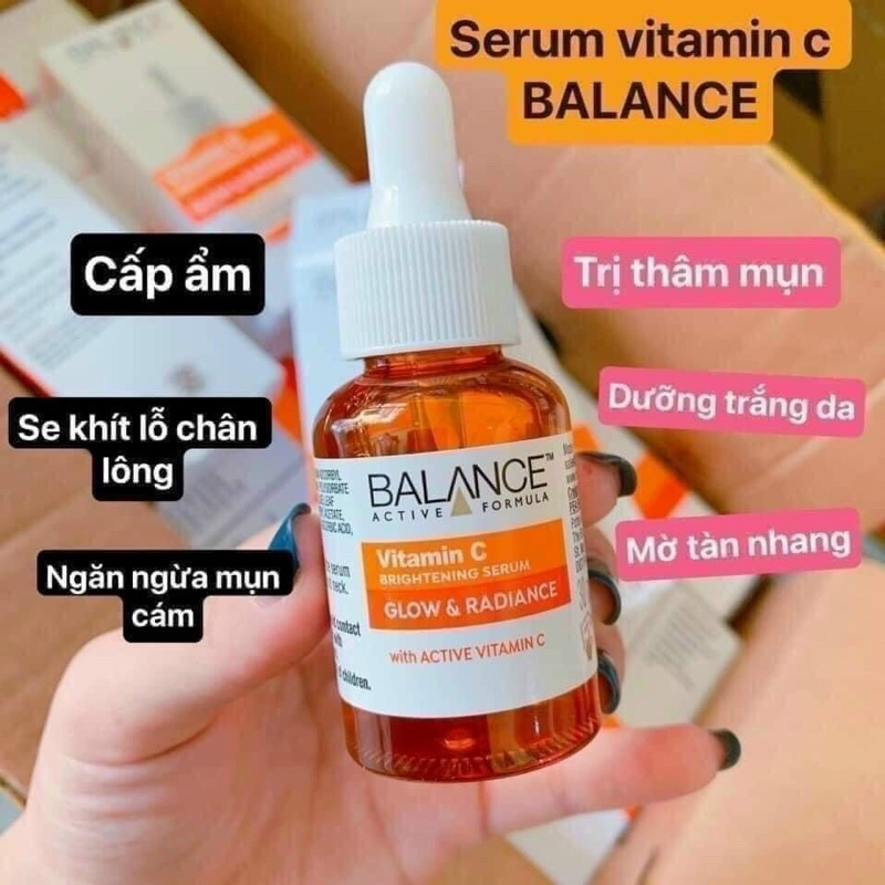 Serum Dưỡng Sáng Da, Mờ Thâm Balance Active Formula Vitamin C Brightening Serum 30ml