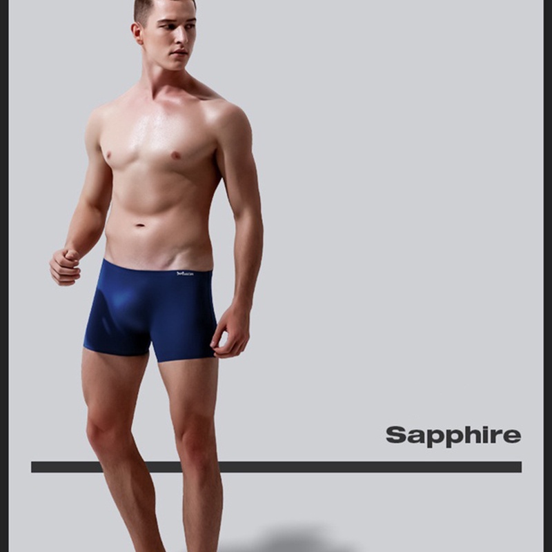Quần lót boxer nam MB304 vải lụa lạnh siêu mỏng thoáng khí thời trang mùa hè