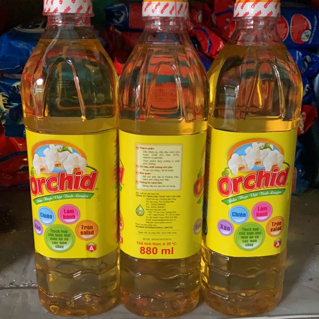 Dầu ăn orchid 880ml
