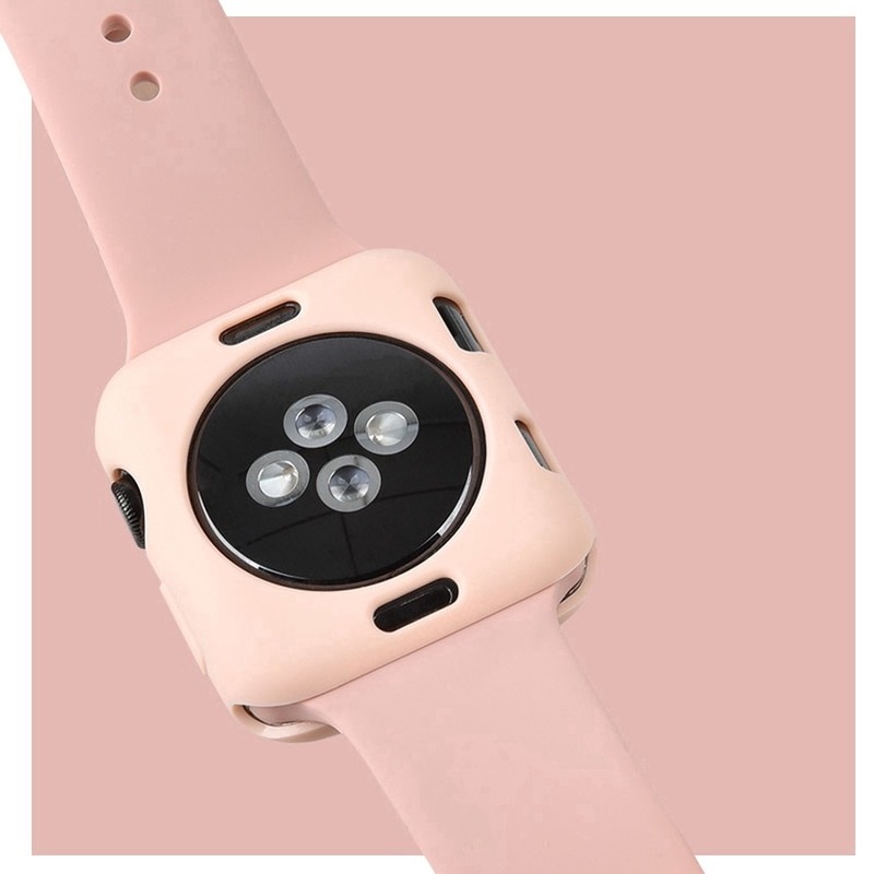 Ốp Bảo Vệ Bằng Silicon Siêu Mỏng Màu Kẹo Cho Apple watch Series ultra 8 SE6 5 4 3 2 1 i-Watch49 40 44 38 42mm