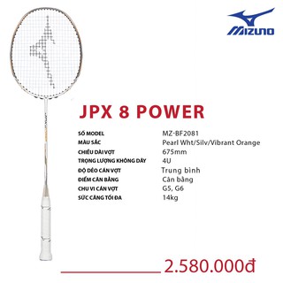 VỢT CẦU LÔNG MIZUNO JPX 8 POWER