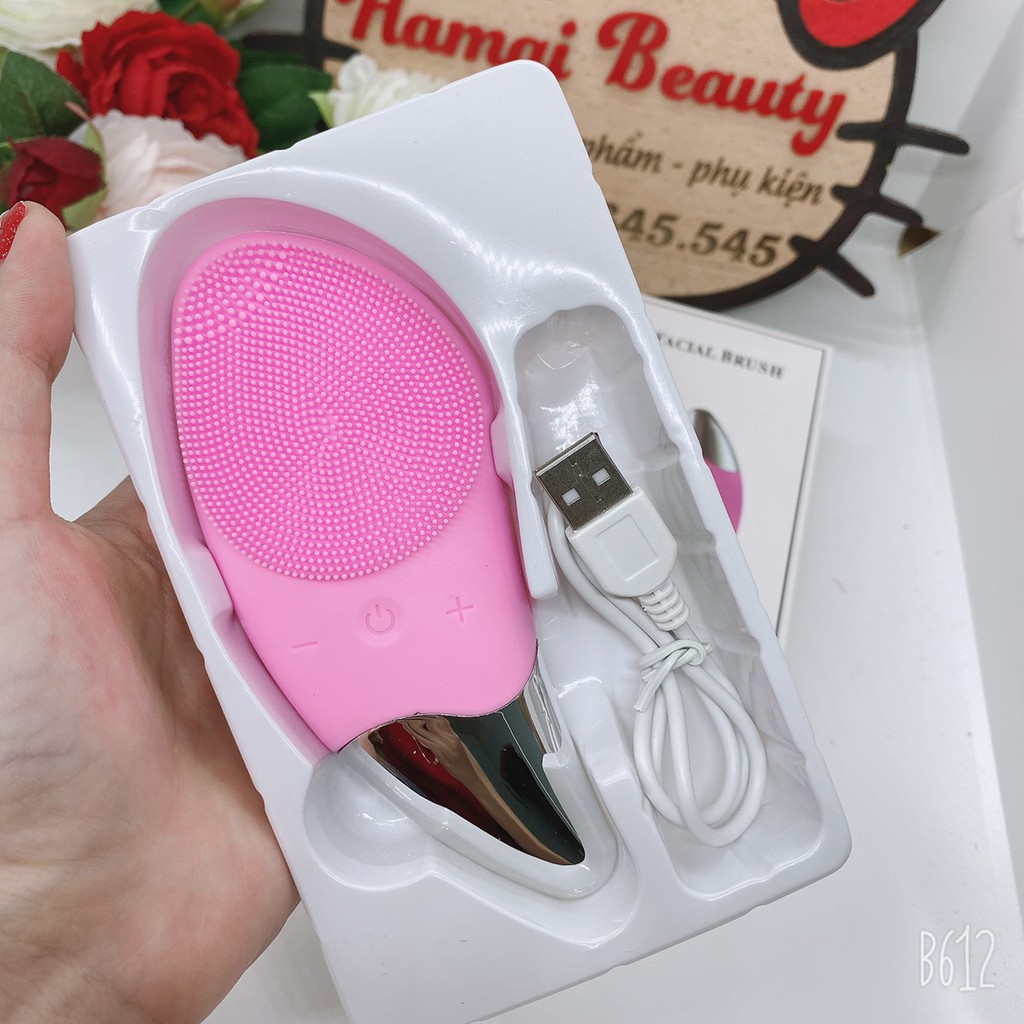 (SHOPEE TRỢ GIÁ)Máy rửa mặt SONIC FACIAL BRUSH công nghệ sóng âm làm sạch da hiệu quả N217 | WebRaoVat - webraovat.net.vn