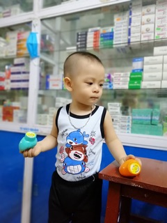 Bộ cotton ba lỗ cho bé