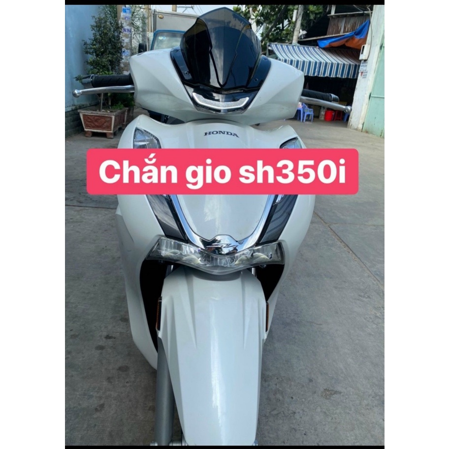 Chắn Gió SH350i Xám Khói trang trí xe máy