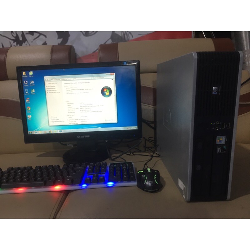 Bộ máy tính HP sử dụng văn phòng học tập và giải trí Game nhẹ