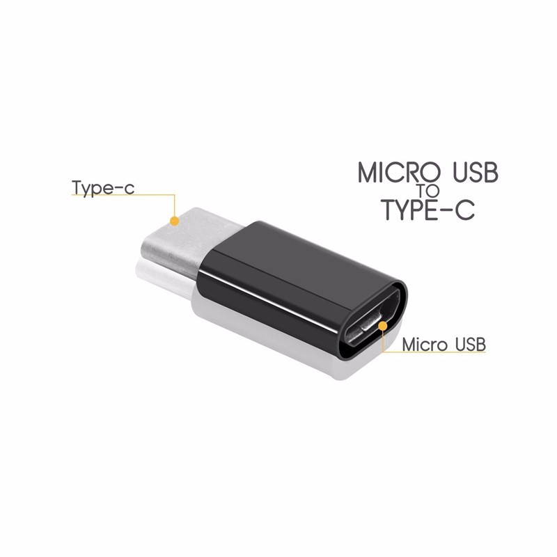 [Chính Hãng] Đầu Chuyển Đổi Micro Sang usb Type C Dùng Cho Điện Thoại Androi