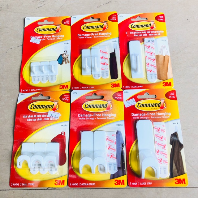 3M Combo 2 vỉ dán 3M command