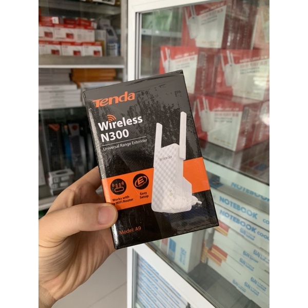 Bộ Kích Sóng Wifi Repeater Tenda A9 300Mbps - Hàng chính hãng | BigBuy360 - bigbuy360.vn