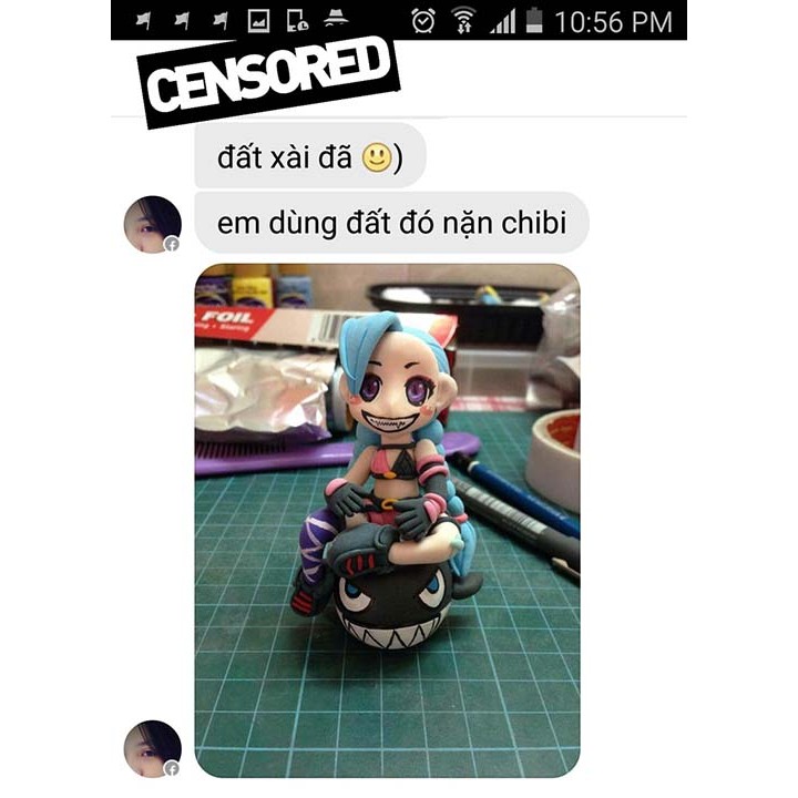 Đất sét Nhật tự khô Custard