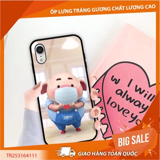 Ốp điện thoại HEO ĐEO KHẨU TRANG iphone 6/6plus/6s/6s plus/6/7plus/8/8plus/x/xs/xs max/11/11 pro/11 pro max-Thegioiop247