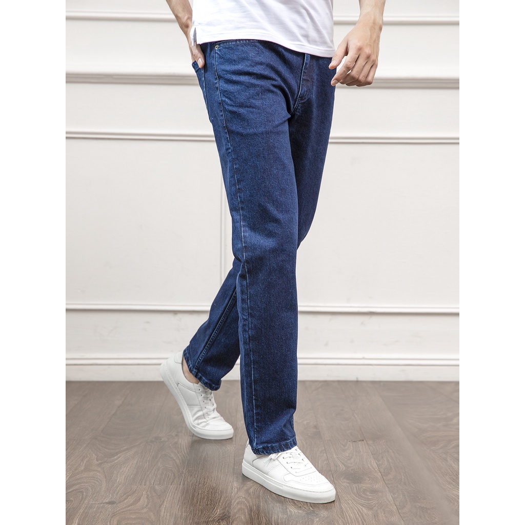Quần Jeans ARISTINO phom Regular fit suông, mềm mại, xốp nhẹ và thoáng khí - AJN00701
