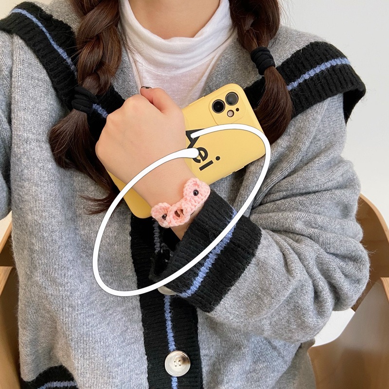 Vòng Tay Dệt Kim Mặt Hình Động Vật Đáng Yêu | BigBuy360 - bigbuy360.vn