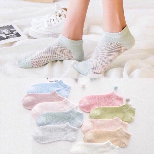 Set 10 Đôi Tất Nữ Thông Hơi Cực Mát