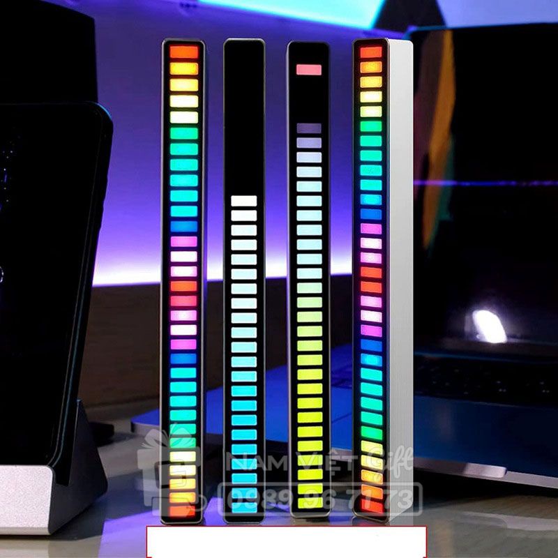 Thanh Đèn LED RGB Cảm Ứng Nhạc Pin Sạc