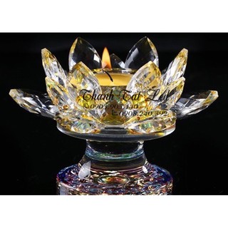 Chân Nến Pha Lê 9Cm