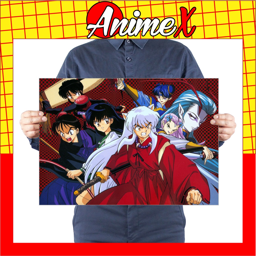 Tấm Poster Áp Phích A3 Anime InuYasha - Khuyển Dạ Xoa Dán Tường, Dán Kính, Trang Trí Nhà Cửa By AnimeX