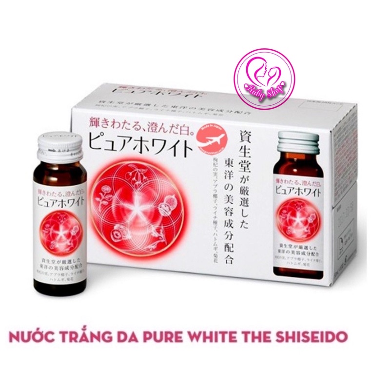 [Trắng da ] Nước uống collagen Shiseido Pure White Nhật Bản