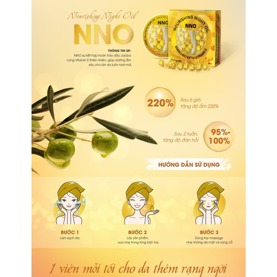 NNO - Dầu Dưỡng Da Ban Đêm NNO Nourishing Oil