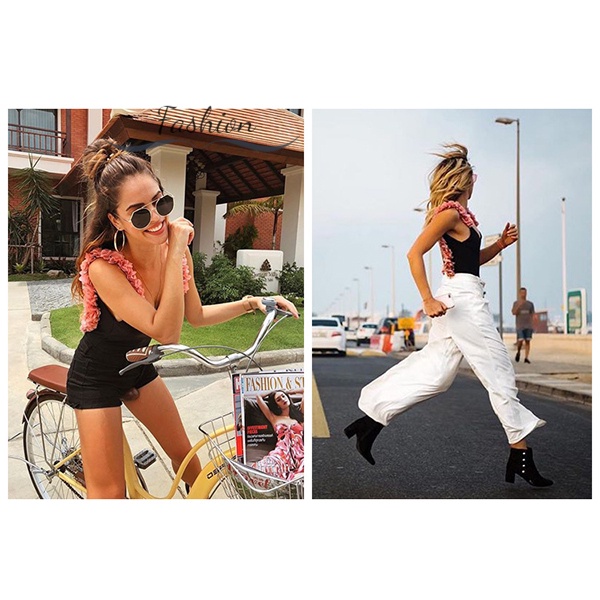 Bộ Đồ Bơi Bikini 1 Mảnh Hình Hoa 3D Hở Lưng Siêu Bền Đa Năng Dành Cho Mẹ Và Con Gái