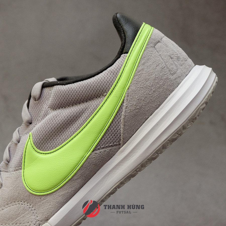 GIÀY ĐÁ BÓNG CHÍNH HÃNG NIKE TIEMPO PREMIER II SALA - AV3153-012 - XÁM / VÀNG