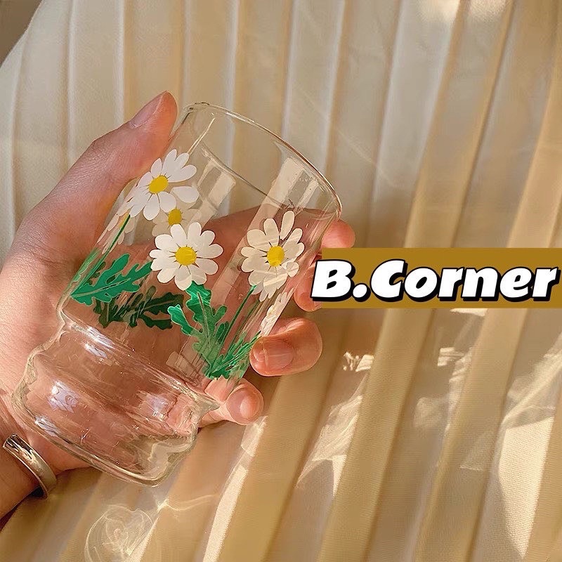 Ly Thuỷ Tinh Hoa Cúc Đế Kiểu - LY1165