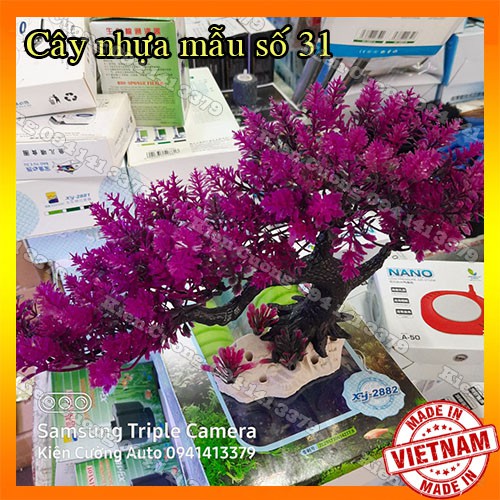 Cây nhựa trang trí bể cá , hồ cá mẫu 31