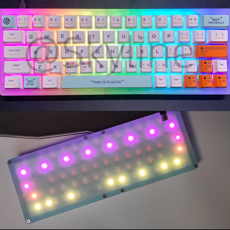 Bộ Bàn Phím Cơ JR64 Có Dây Chuyên Dụng RGB FK680 PRO