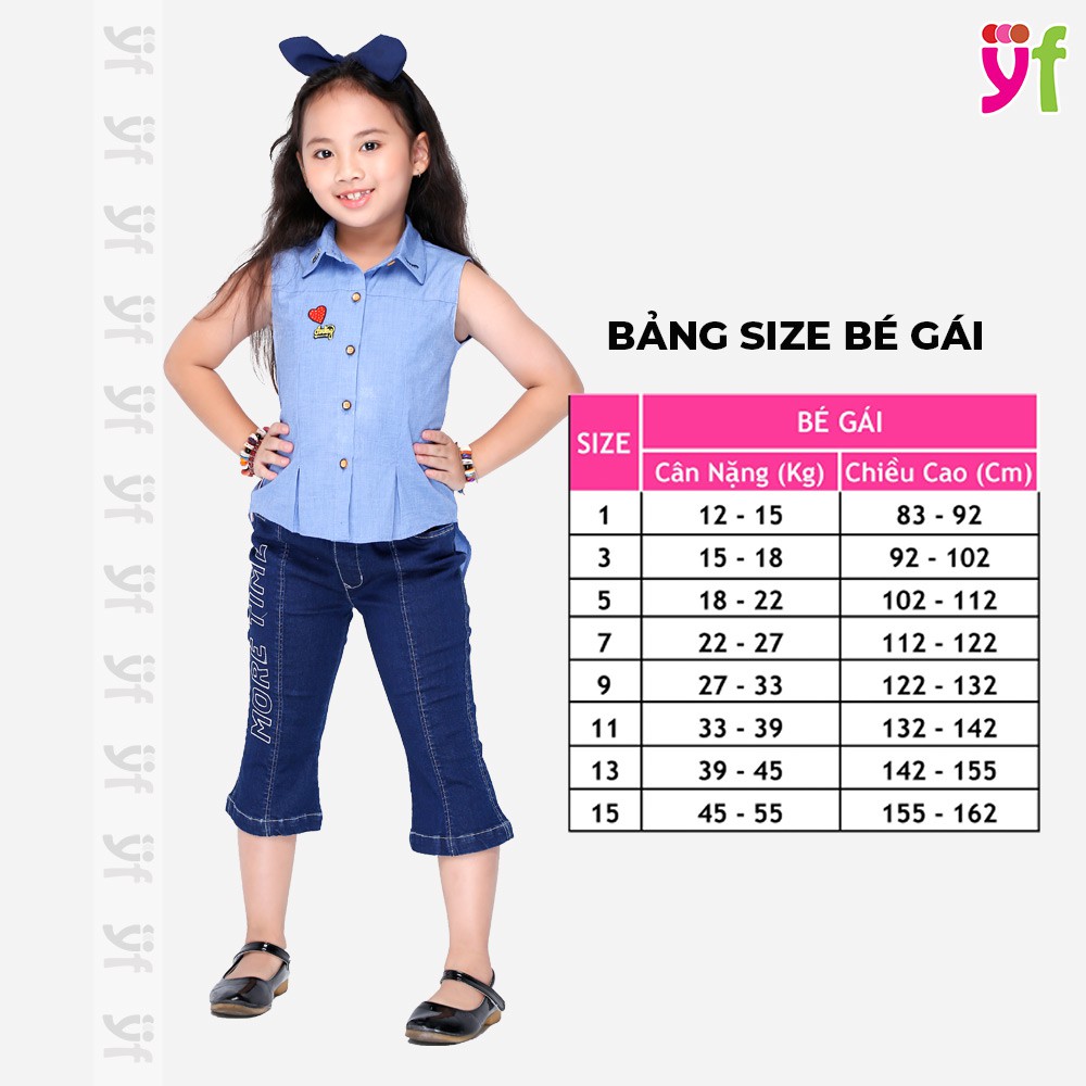 Áo sơ mi cho bé YF thiết kế vạt dài, đủ màu, size 12-55KG 9AX514