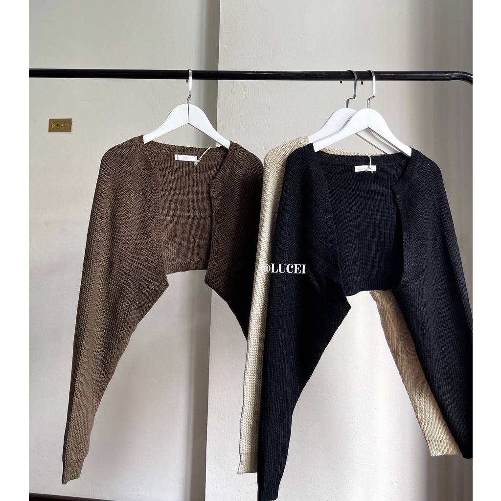 Áo cardigan dáng lửng