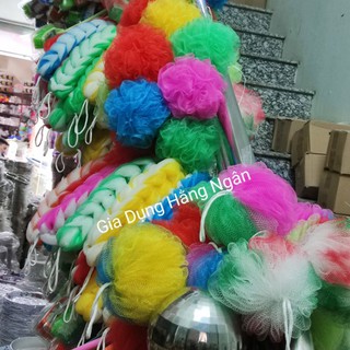 Bông tắm dạng tròn mềm mịn