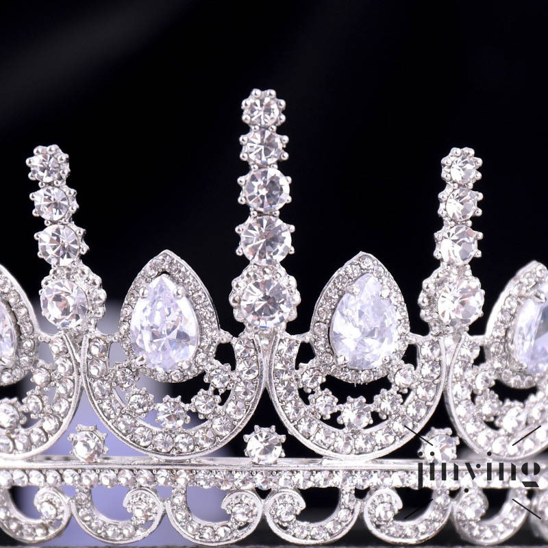 GETNOIVAS Vương miện cô dâu đính đá thời trang