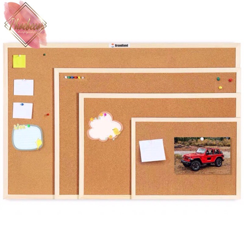 Bảng ghim bần dán ghi chú, plan, tranh ảnh, postcard -PB09 | BigBuy360 - bigbuy360.vn