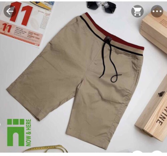Combo 2 quần short nam 99k