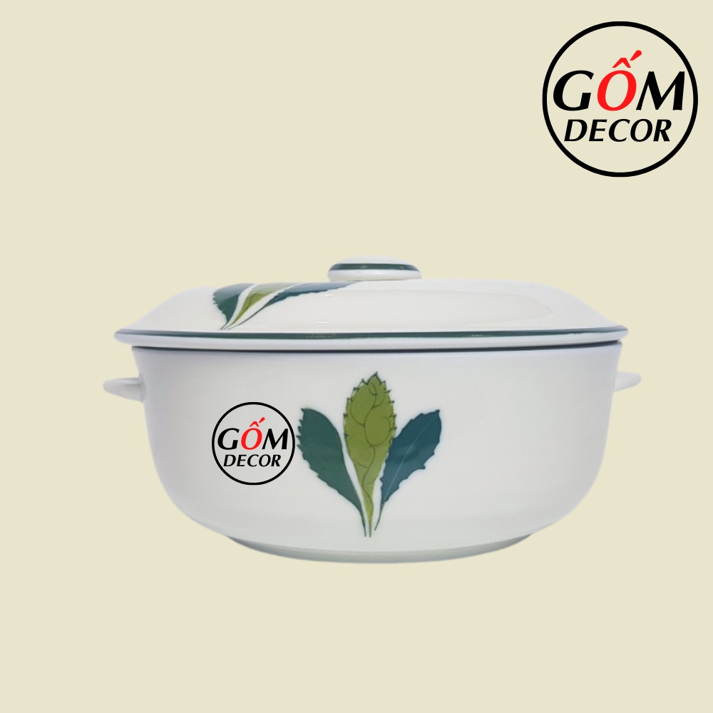 Âu cơm Bát Tràng men kem cao cấp nhiều mẫu đẹp