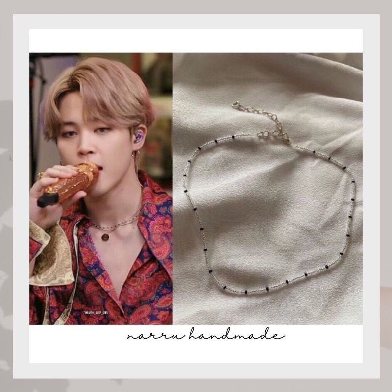 Vòng cổ handmade Jimin BTS 💕