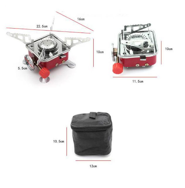 Bếp Ga Mini Du Lịch Gấp Gọn Tiện Lợi