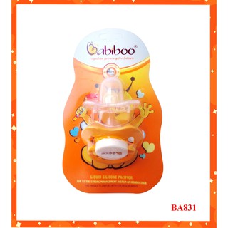 Ty ngậm silicone cao cấp siêu mềm tự nhiên cho bé Babiboo - BA831