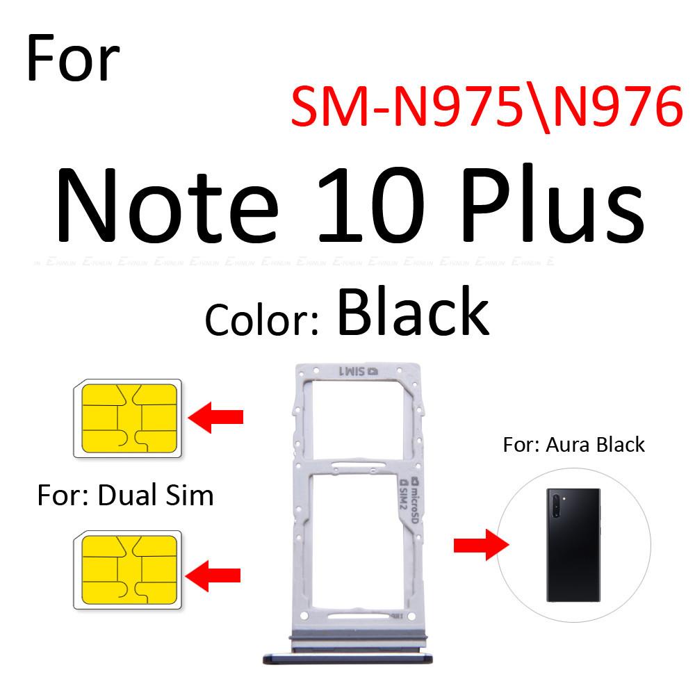 Đầu Đọc Thẻ Sim Cho Samsung Galaxy Note 10 Plus 5G N970 N975 N976 Micro SD