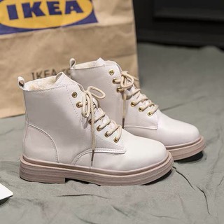 giày boot cổ cao mũi tròn