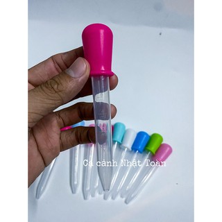 (2 ỐNG) ỐNG BÓP THỨC ĂN HÚT PHÂN CHO BỂ CÁ 5ML